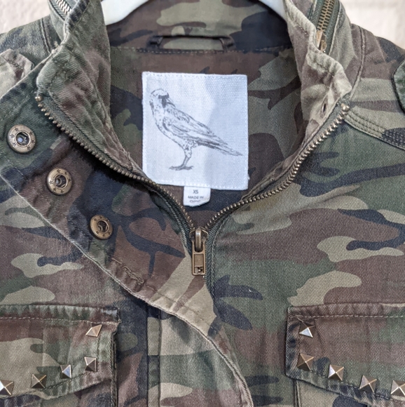 White Crow (Anthropology) Camouflage Utility Jacket. Size:. XS - Picture 3 of 11